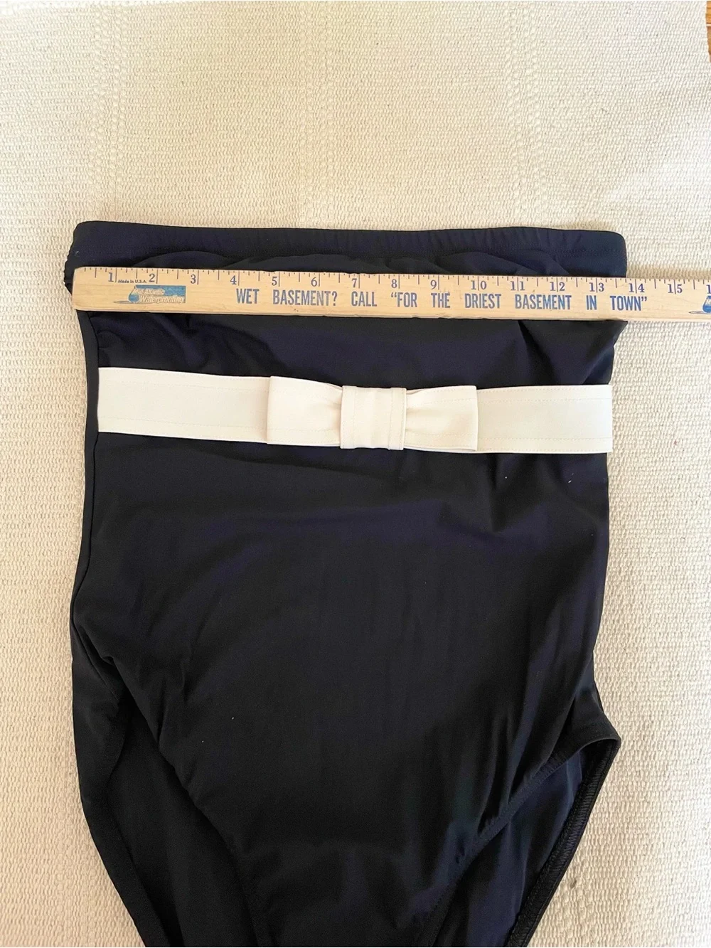 Karla Colletto Kit Bow Detail Swimsuit Strapless One piece UK 10 US 6